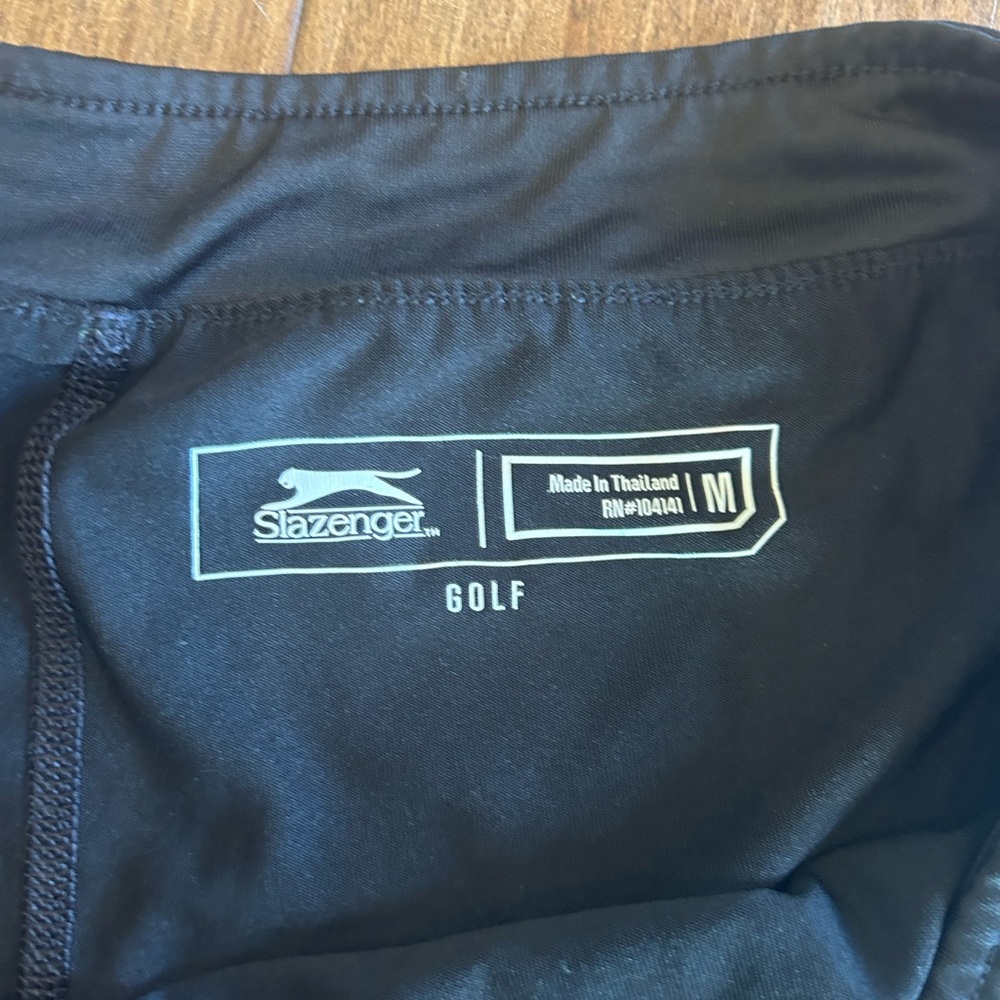 Slazenger Classic Black Golf Apparel